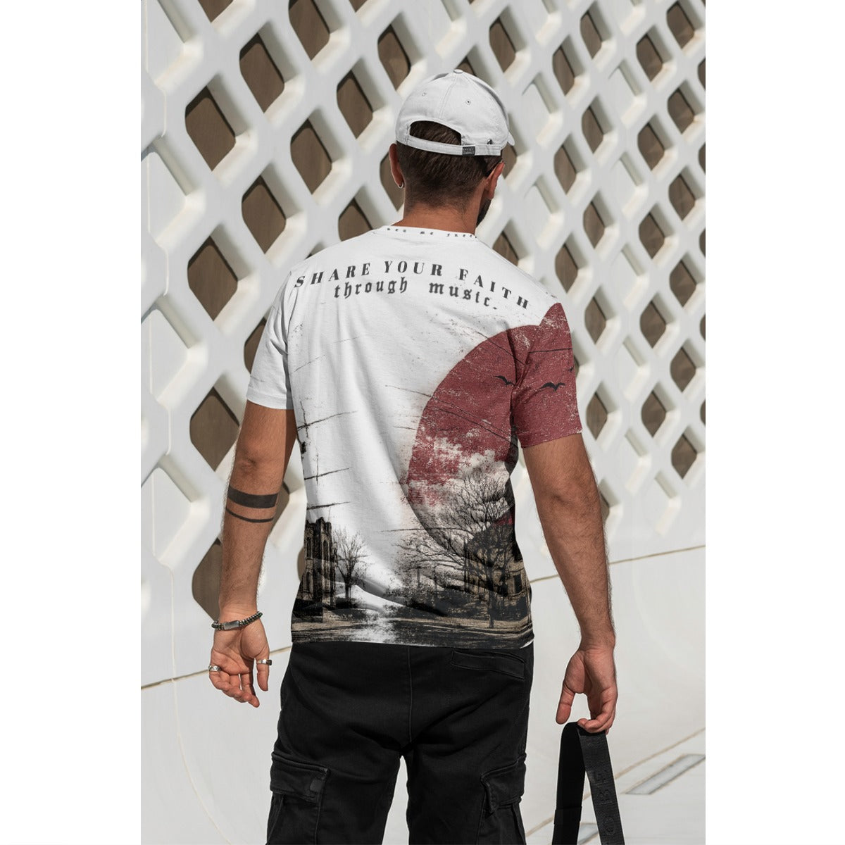 Heart To Aux "C-Ville" Jersey Fabric Graphic Tee